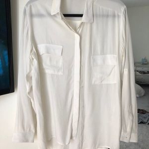 Zara Basics White Button Down